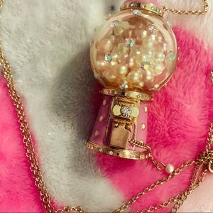 RARE Betsey Candyland Gum ball machine necklace!